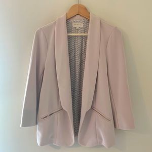 Skies Are Blue Hannah Scuba Blush Blazer L